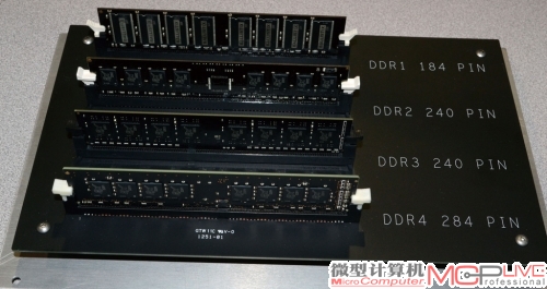 DDR4的尺寸和DDR3看起来没有太大差别。